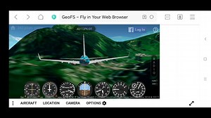 当你用手机玩geofs网页版时