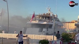 Saint-Tropez: Luxury yacht goes up in flames