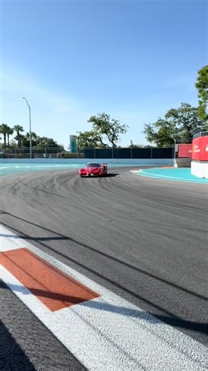 V12 unleashed — the legendary Ferrari FXX lights up the track at Miami with raw, unfiltered power. #FerrariFXX #FXX | Kurt Harfmann Supercars