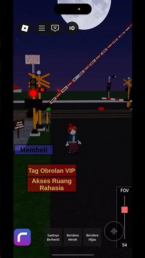 Palang Kereta KAB Di Perlintasan Kereta Api Game Roblox