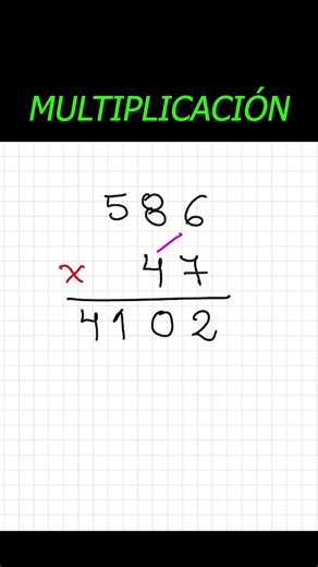 Multiplicación por dos cifras llevando