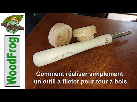 Threading tool for woodturning