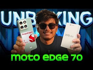 Moto Edge 70 Unboxing and Full Review 😍 New Phone Launch ⚡ Best processor 😃 50 MP triple camera