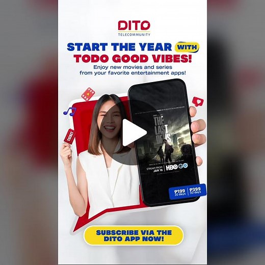 We’ve got all the drama, fantasy, and action to get you pumped up this 2023! 🥳 All out tayo sa mga movies and series from HBO GO, Vivamax, iQIYI, Jungo Pinoy, and WeTV! 🎬 Subscribe now via the DITO APP! https://bit.ly/DITOAppPH #TodoStreaming #TodoNaDITO #DITOtelecommunity