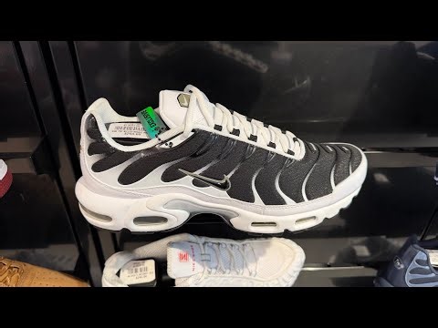 Nike Air Max Plus “Killer Whale” (White/ Metallic Pewter/ Black) - Style Code: CT1094-102