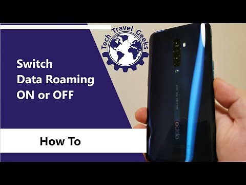 How to enable or disable Data Roaming on Oppo smartphones (Color OS 6.1)
