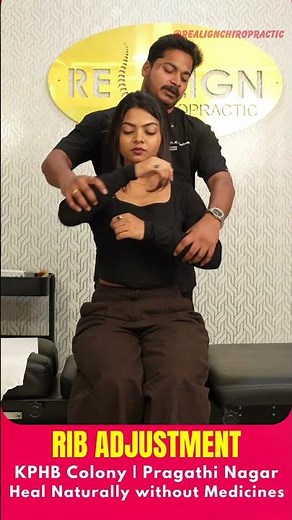 Mid-Back & Rib Pain Relief 😲 | Seated Rib Rotation Adjustment | Realign Chiropractic