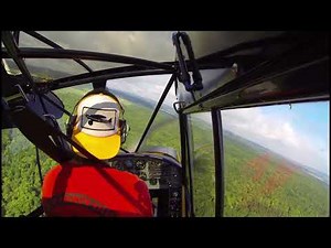 First Flight , PA-18-180 super cub home built
