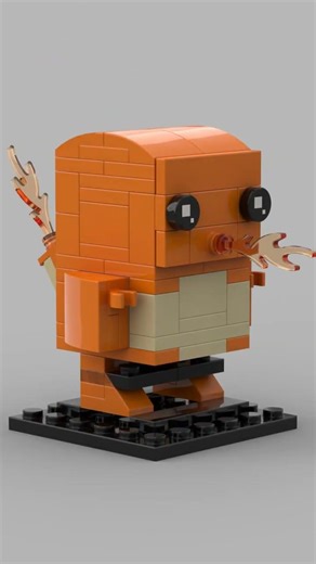 Charmander Animated Build #LEGO #Pokemon #legopokemon #brickheadz #afol