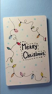 Cute Christmas Lights Drawing ✨🎄 | Cozy Holiday Art