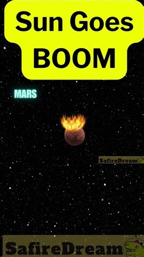 😱 BURNING MARS is running - SUN EXPLODED!! 😳 OH NOOOO! What is SUPERNOVA?