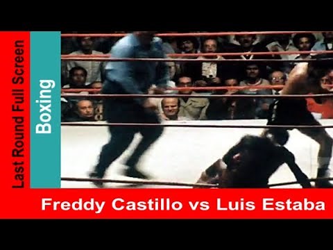 Freddy Castillo (Mexico) vs Luis Estaba (Venezuela, gold trunks) Widescreen Brutal Match Highlights