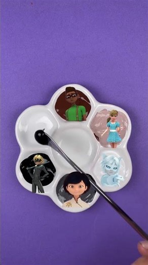 LADY BUG🎨 #colormixing #colormixingmagic #recommendations #miraculousladybug # WOWCOLORS