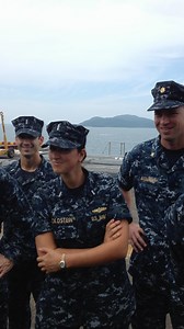It’s Veteran’s Day in the U.S., so I thought I’d tell you the origin story of the Flag Bridge. This video is me on deployment in 2012 on the flag bridge of the USS Peleliu, now long decommissioned, and a ship so old back then that she’d been built for Cold War missions and retrofitted for women. I’m 25 in this video. I had no idea how NOT according to plan my life was going to go. How that not according to plan was also going to work out, after all the tears. The idea of the flag bridge was that