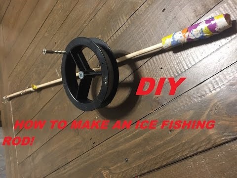 DIY Homemade Ice Fishing Rod!