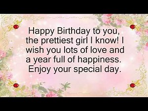 Birthday Wishes To A Friend Female