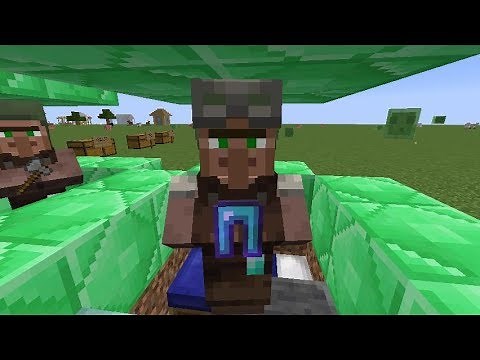 Minecraft | How to get diamond armour for one emerald - Villager trading tutorial