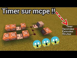 FAIRE UN TIMER AVEC DES COMMANDES BLOCKS ! Tuto Minecraft Bedrock Edition Fr #Ep29