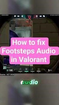 Watch this if you don't hear footsteps correctly in Valorant #hrtf #valorant