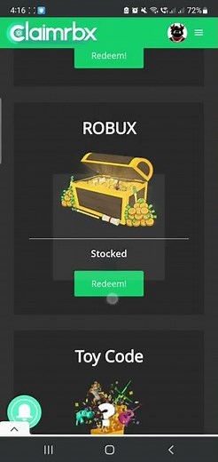 FINALLY REDEEMING MY ROBUX IN CLAIMRBX!