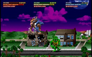 Rampage World Tour arcade 3 player Netplay 60fps