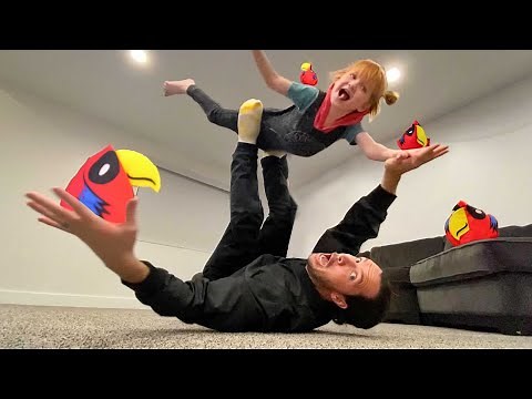 PiRATE YOGA with PARROTS!! Family exercise morning routine with Adley & Niko! ultimate new game