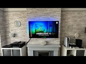 Philips OLED Ambilight lighting daytime test. BRIGHT enough???