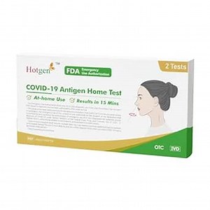 COVID-19 Antigen Home Test - 1 Pack, 10 Tests Total, FDA EUA Authorized OTC at-Home Self Test,COVID Self Test Results in 15 Mins with Nasal Swab No Discomfort