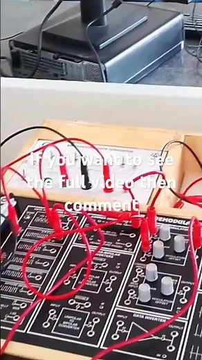 ASK modulation and demodulation experiment using kit #technicalhundred