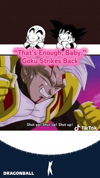 Goku's Powerful Knee Strike on Baby in Dragon Ball GT