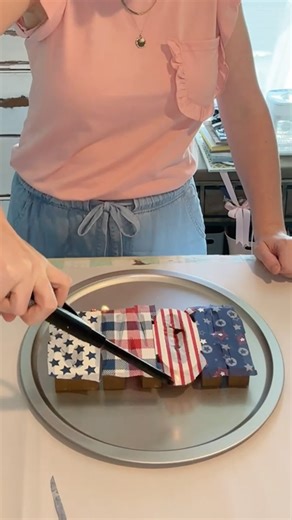 Use glue stick and napkins to achieve the cool technique. It is the easiest way to decoupage a curvy surface. #thecelebrationco #burntechnique #decoupage #crafthacks #crafting #diyandcrafts | The Celebration Co.