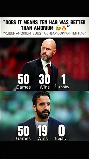 Ruben Amorium is really bad | MAN UNITED #rubenamorim #tenhag #manchesterunited #viral #trendingnow