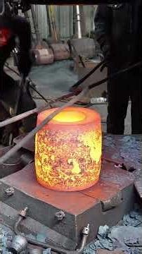 Unbelievable Hot Iron Force 😲. #satisfying#satisfyingvideo#fluidmechanicsandhydraulicmachines