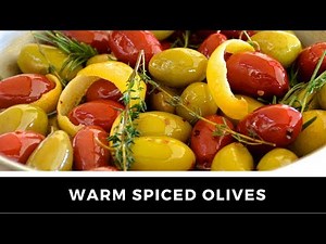 WARM SPICED OLIVES recipe!