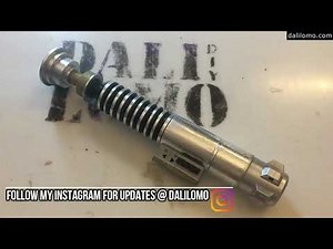 3D Printed Lightsaber - assembling & finishing