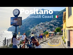 Positano, Italy 🇮🇹 - 360° VR 4K Walking Tour - September 2022