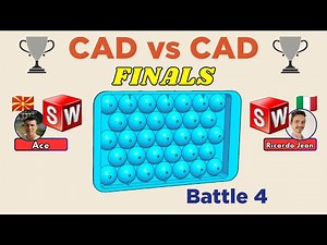 CAD vs CAD Tournament - World Championship FINALS - Battle 4 - Fill Pattern! Face Fillet!!