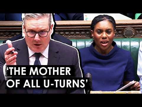 Starmer slams Kemi's Iran U-turn in heated PMQS