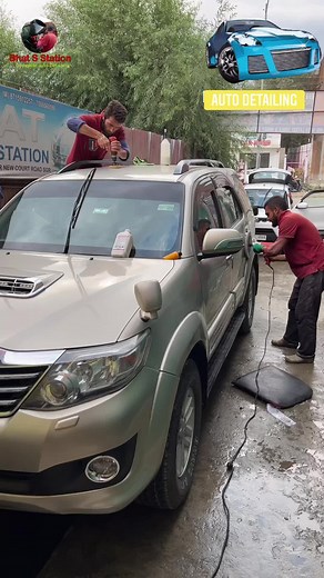 1.9M views · 10K reactions | Bhat s station Car Compouding and polish #bhatsstation#fortuner#bhatcarwash#bhatservicecenter#carwash#mominabadbatmaloo#autodetailing#carwashinkashmir#kashmir#carwashnearme#bhatmotors#bhatdetailing#bhatcarwashshorts#reels#viral#trending#shorts | Bhat Detailing | Facebook