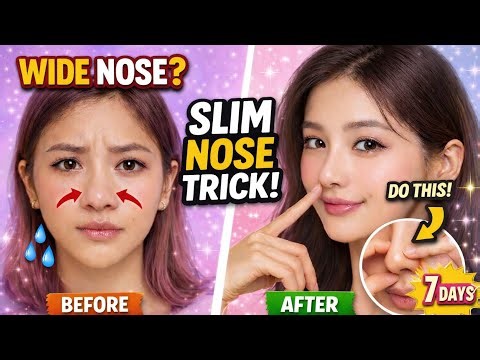 Wide Nose? Do This for 7 Days & Watch What Happens! ✨