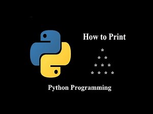 How to print triangle shaped star "*" pattern using Python | python programming for beginners