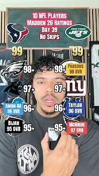 Tying to get 10 NFL Players Madden 26 Ratings 👀