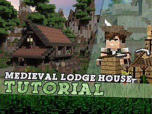Minecraft Tutorial: Small Medieval Lodge House!