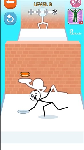 Through The Wall Tips & Tricks Game Level :- 8 #shorts #throughthewall #gaming