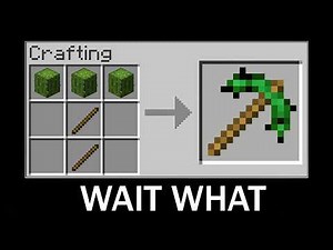 Minecraft wait what meme part 26 (What Crafting Pickaxe)