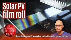 Solar PV film roll. Revolutionary new production technology – Lifeboat News: The Blog