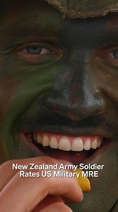 A New Zealand Army soldier tries a US military MRE — or Meal, Ready-to-Eat — and compares it to New Zealand MREs. An MRE is designed to sustain soldiers during training or an operation while food-service facilities are inaccessible. | Insider Food