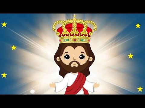Cristo Rei | Jesus é nosso Rei | Desenho Bíblico | Catequese animada