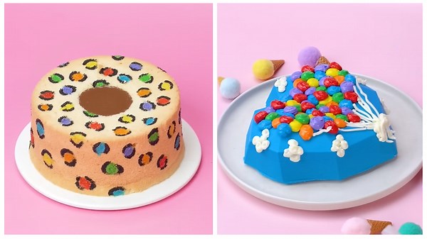 ✨ From Simple Ingredients to a Stunning Dessert Cake! 🧁
