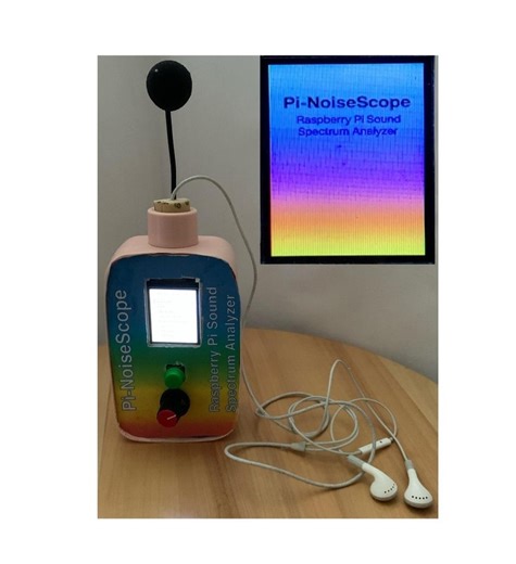 Pi-NoiseScope: Exploring the Colors of Sound (and Noise) With a Raspberry Pi